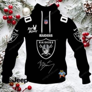 Las Vegas Raiders x Bad Bunny Super Bowl 2026 NFL Hoodie
