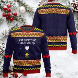 Last Christmas I Gave You My Heart Zelda Ugly Christmas Sweater