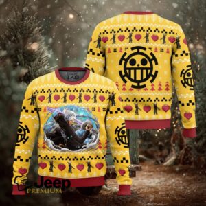Law One Piece Ugly Christmas Sweater