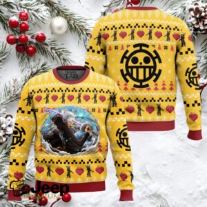 Law One Piece Ugly Christmas Sweater
