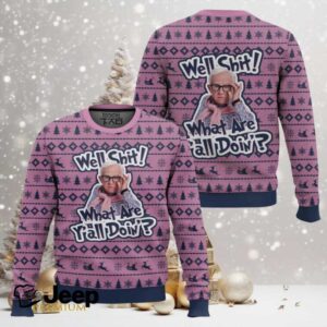 Leslie Jordan Well Shit What Are Yall Doin Ugly Christmas Sweater Leslie Jordan Well Shit What Are Yall Doin Ugly Christmas Sweater
