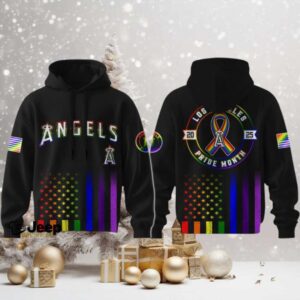 Los Angeles Angels x Happy Pride Month Edition Hoodie 3D