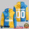 Los Angeles Chargers Official NFL Marine Veteran Hoodie Los Angeles Chargers Official NFL Marine Veteran Hoodie