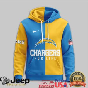 Los Angeles Chargers Official NFL For Life Hoodie