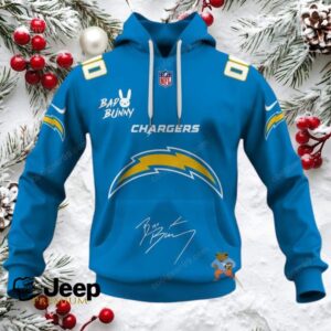 Los Angeles Chargers x Bad Bunny Super Bowl 2026 NFL Hoodie