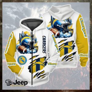 Los Angeles Chargers x New 3D Graphic Hoodie 2026 Los Angeles Chargers x New 3D Graphic Hoodie 2026