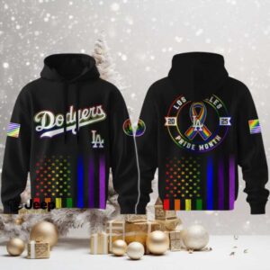 Los Angeles Dodgers x Happy Pride Month Edition Hoodie 3D
