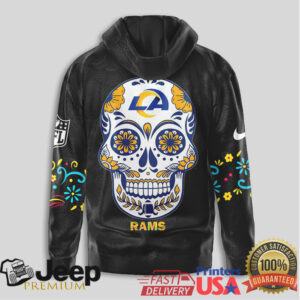 Los Angeles Rams Official NFL Dia de los Muertos Limited Editions Hoodie