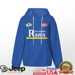 Los Angeles Rams Official NFL Dr.Pepper Waffle Hoodie