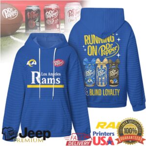 Los Angeles Rams Official NFL Dr.Pepper Waffle Hoodie