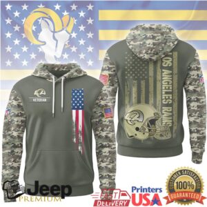 Los Angeles Rams Official NFL Veteran Camo Hoodie Limited Edition