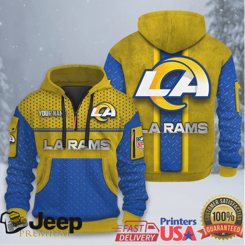 Los Angeles Rams Personalized Name & Number Pullover Hoodie Los Angeles Rams Personalized Name & Number Pullover Hoodie