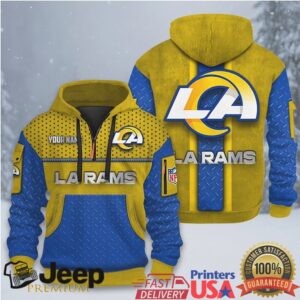 Los Angeles Rams Personalized Name & Number Pullover Hoodie