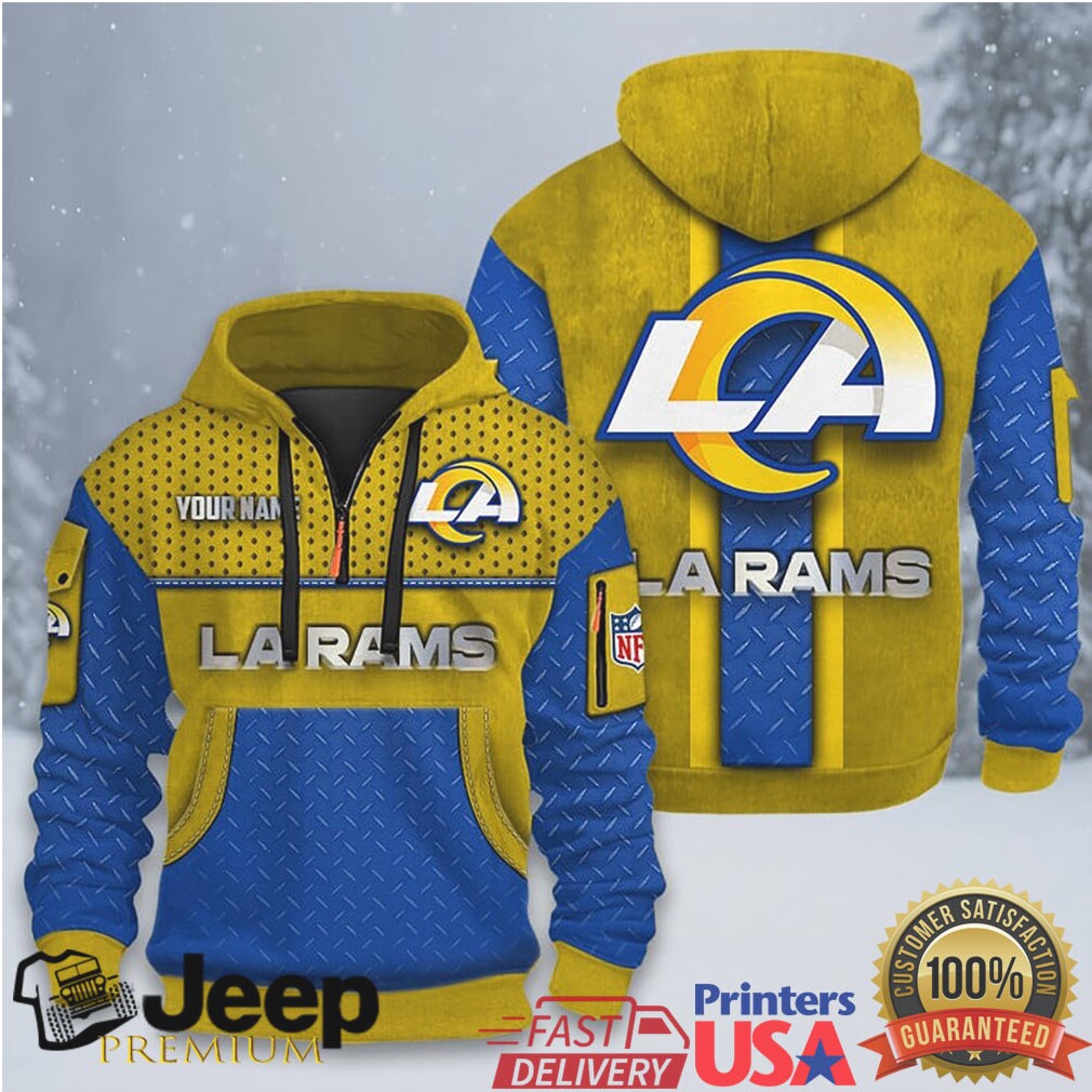 Los Angeles Rams Personalized Name & Number Pullover Hoodie Los Angeles Rams Personalized Name & Number Pullover Hoodie