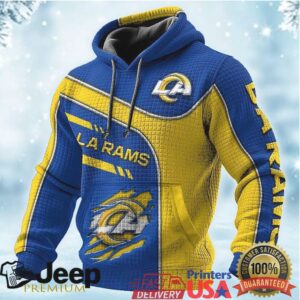 Los Angeles Rams Split Color Hoodie