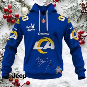 Los Angeles Rams x Bad Bunny Super Bowl 2026 NFL Hoodie