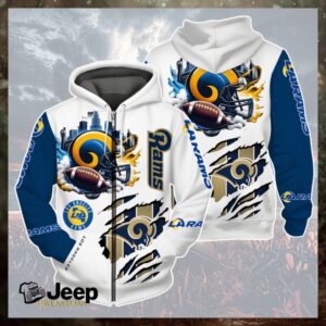 Los Angeles Rams x New 3D Graphic Hoodie 2026 Los Angeles Rams x New 3D Graphic Hoodie 2026