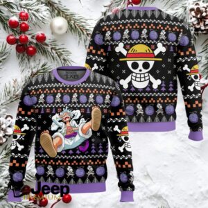 Luffy Nika One Piece Ugly Christmas Sweater