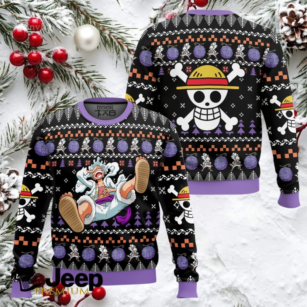 Luffy Nika One Piece Ugly Christmas Sweater Luffy Nika One Piece Ugly Christmas Sweater
