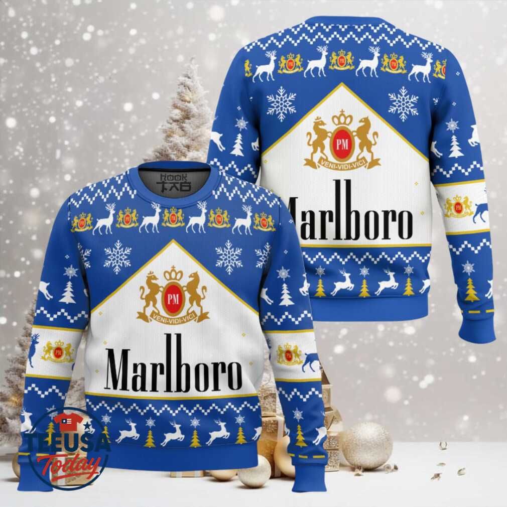 Marlboro Cool Menthol Ugly Christmas Sweater Marlboro Cool Menthol Ugly Christmas Sweater