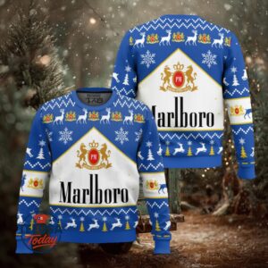 Marlboro Cool Menthol Ugly Christmas Sweater