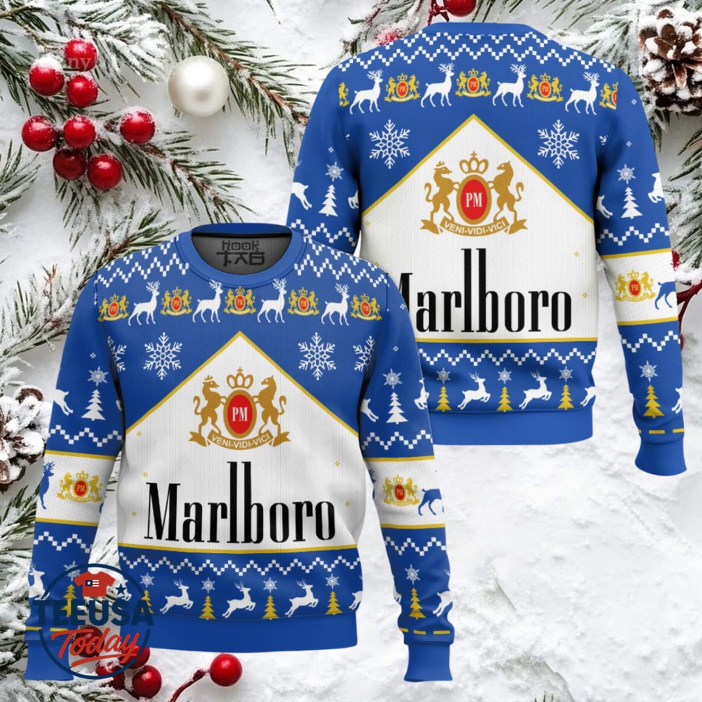 Marlboro Cool Menthol Ugly Christmas Sweater Marlboro Cool Menthol Ugly Christmas Sweater