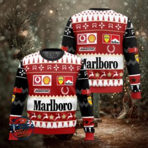 Marlboro Formula 1 Ugly Christmas Sweater