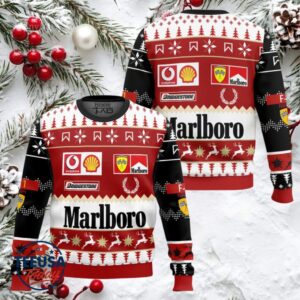 Marlboro Formula 1 Ugly Christmas Sweater