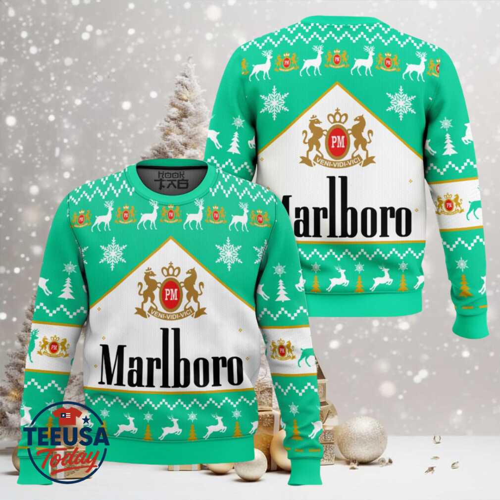 Marlboro Menthol Ugly Christmas Sweater Marlboro Menthol Ugly Christmas Sweater