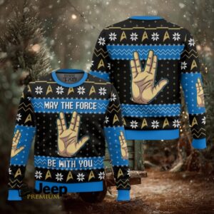 May The Force Be With You Star Trek Ugly Christmas Sweater