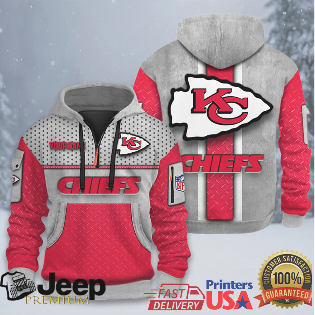 Men's Kansas City Chiefs Team Authentic Logo Personalized Pullover Hoodie Men's Kansas City Chiefs Team Authentic Logo Personalized Pullover Hoodie