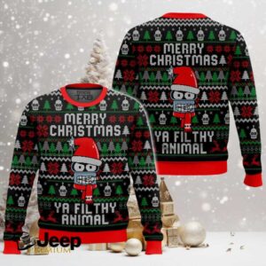 Merry Christmas Ya Filthy Animal Bender Futurama Ugly Christmas Sweater