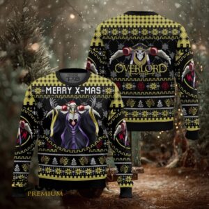 Merry X mass Ainz Ooal Gown Overlord Ugly Christmas Sweater