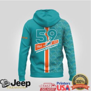 Miami Dolphins Official NFL Anniversary Celebration Hoodie