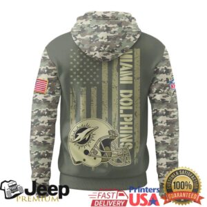 Miami Dolphins Official NFL Veteran Camo Hoodie Limited Edition