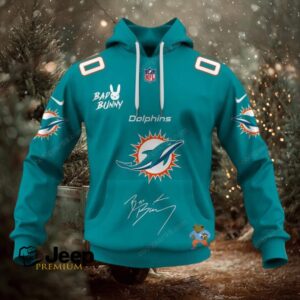 Miami Dolphins x Bad Bunny Super Bowl 2026 NFL Hoodie