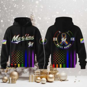Miami Marlins x Happy Pride Month Edition Hoodie 3D