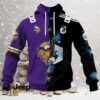 Minnesota Vikings x Bad Bunny Super Bowl 2026 NFL Hoodie Minnesota Vikings x Bad Bunny Super Bowl 2026 NFL Hoodie