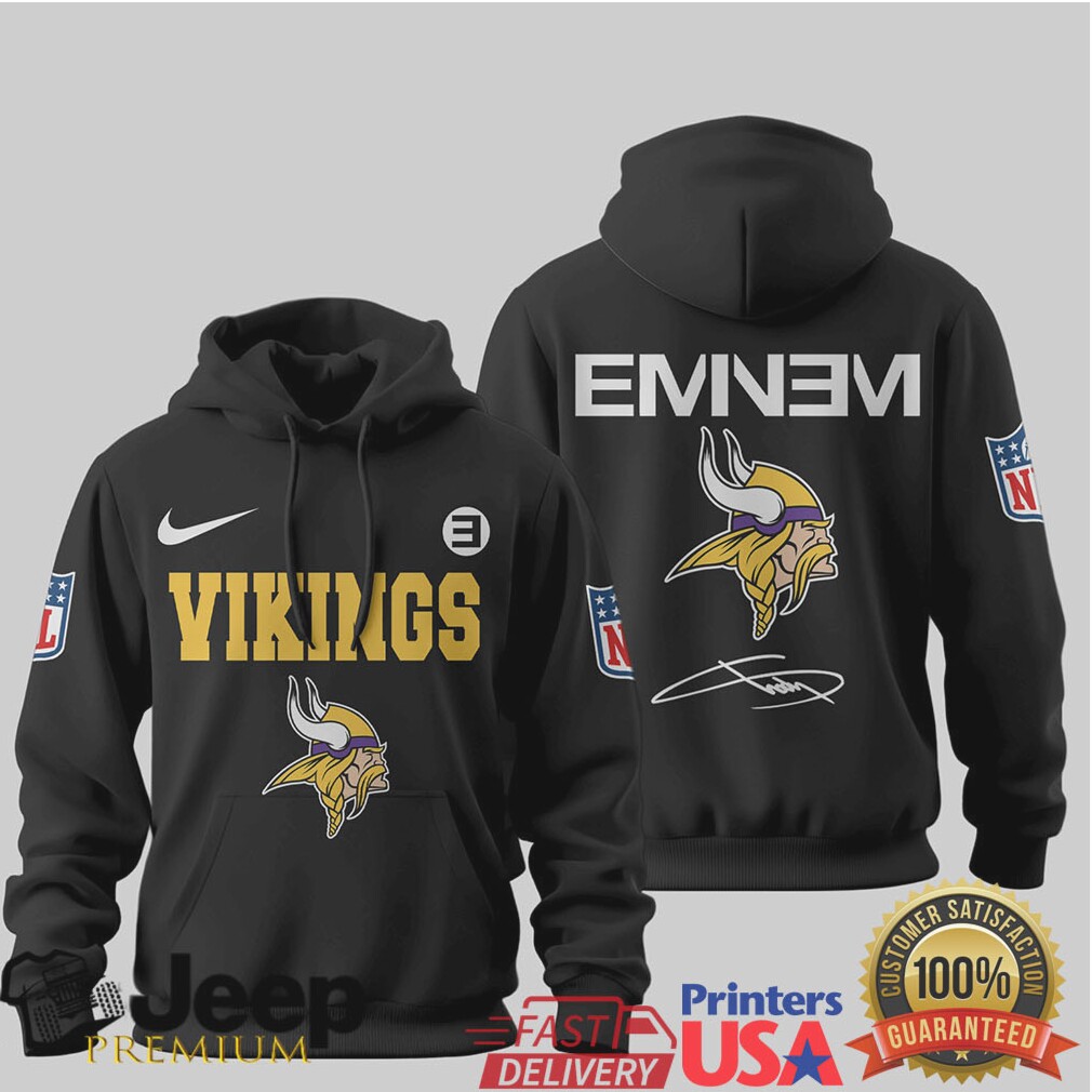 Minnesota Vikings Official NFL Eminem Hoodie Minnesota Vikings Official NFL Eminem Hoodie