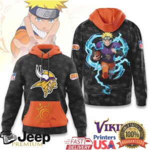 Minnesota Vikings Official NFL x Naruto Limited Edition Hoodie
