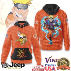 Minnesota Vikings Official NFL x Naruto Limited Edition Hoodie
