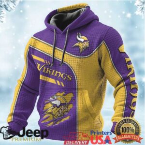 Minnesota Vikings Split Color Hoodie