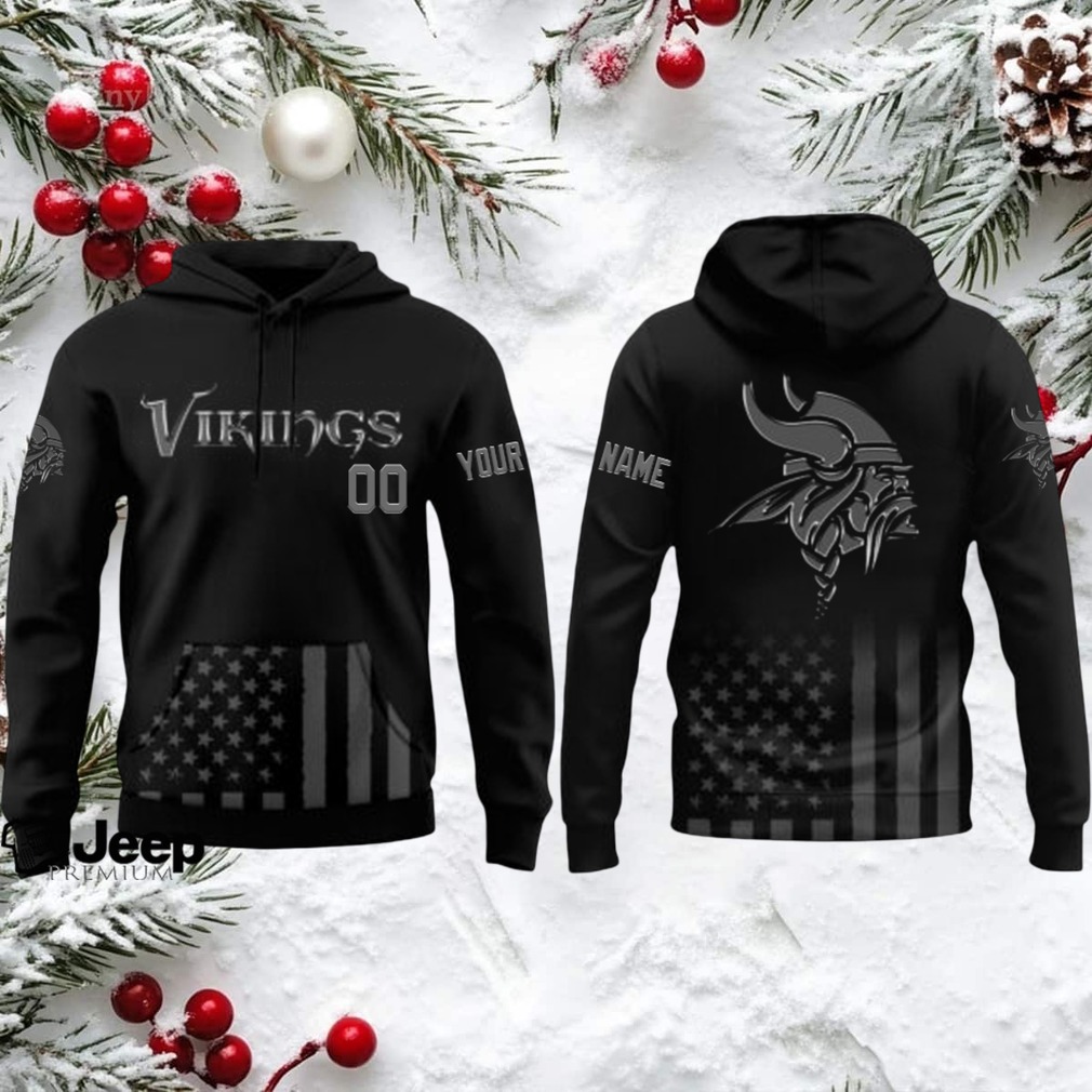 Minnesota Vikings x Back To Black Football Hoodie Limited 2025 3D Unisex Hoodie Minnesota Vikings x Back To Black Football Hoodie Limited 2025 3D Unisex Hoodie