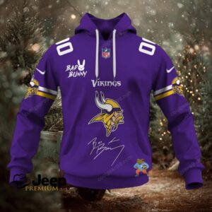 Minnesota Vikings x Bad Bunny Super Bowl 2026 NFL Hoodie