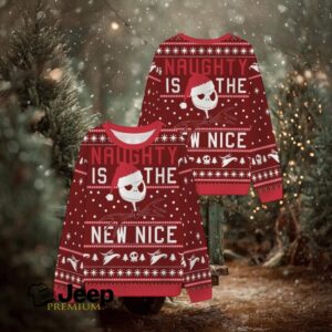 Naughty New Nice Christmas Ugly Sweatshirts