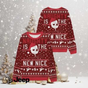 Naughty New Nice Christmas Ugly Sweatshirts