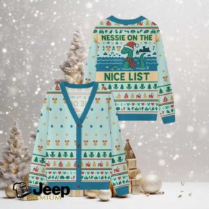 Nessie On The Nice List Ugly Cardigan Sweaters