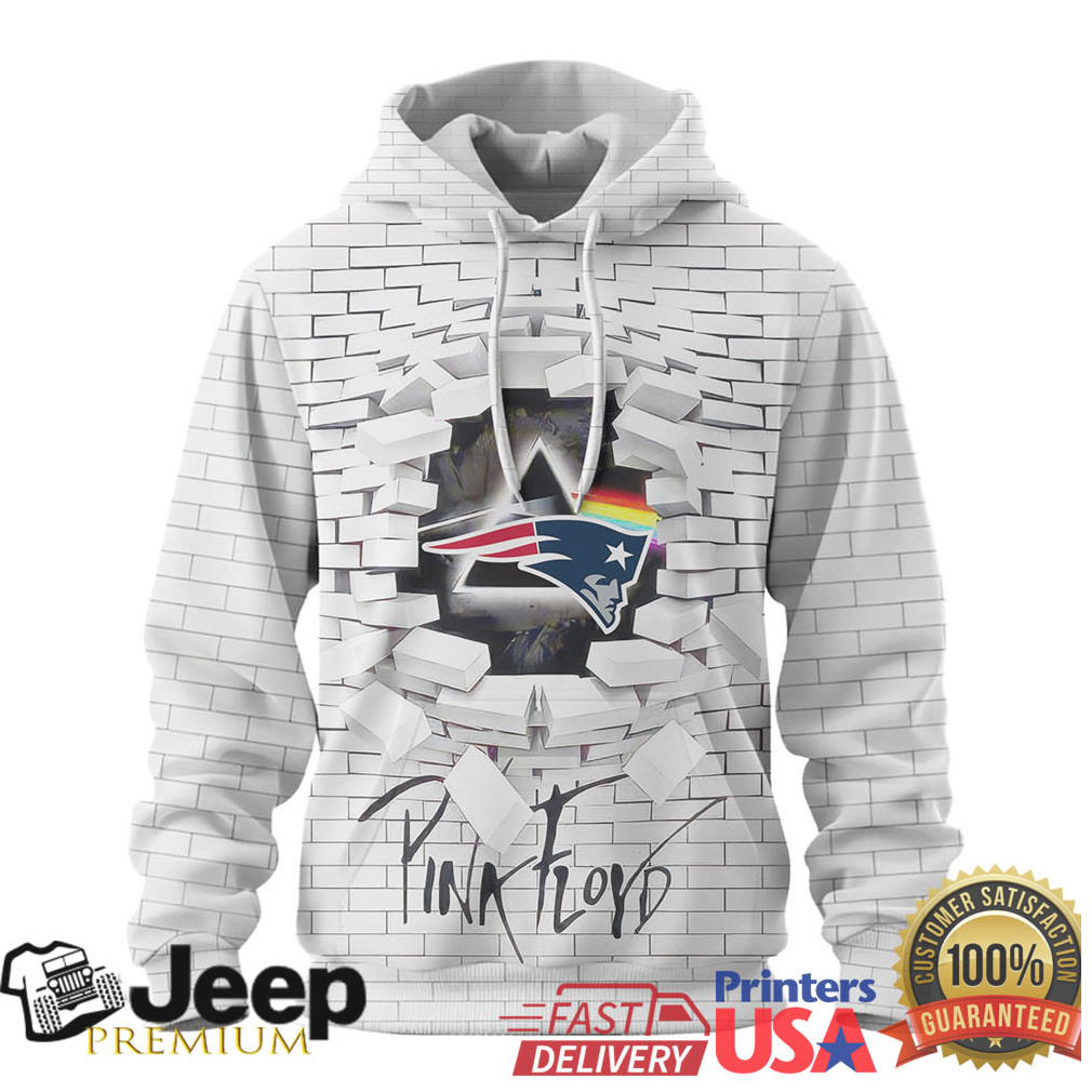 New England Patriots Official NFL Pink Floyd 3D Hoodie New England Patriots Official NFL Pink Floyd 3D Hoodie