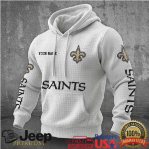 New Orleans Saints Custom Name Fan Hoodie