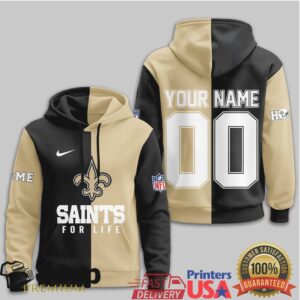 New Orleans Saints Official NFL For Life Hoodie